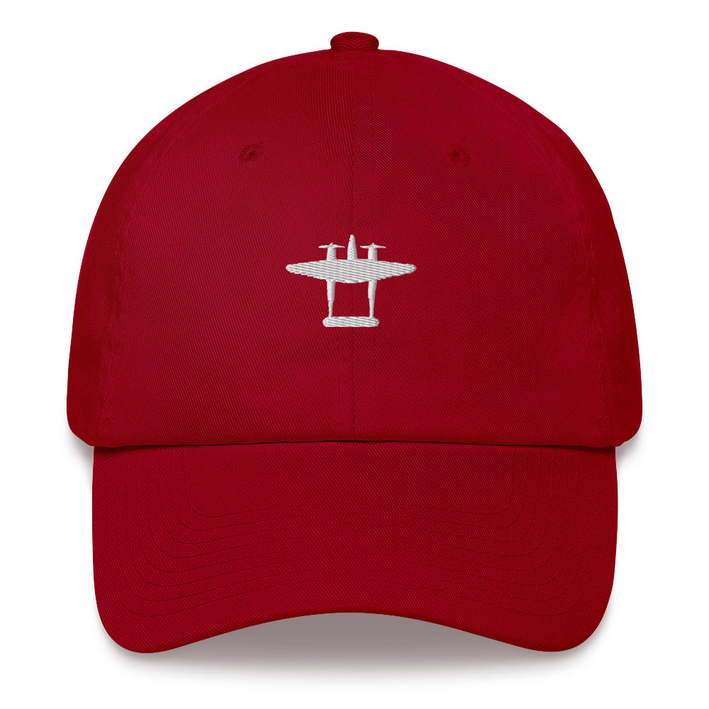 The Fork Tailed Devil | P-38 Lightning Embroidered Dad Hat
