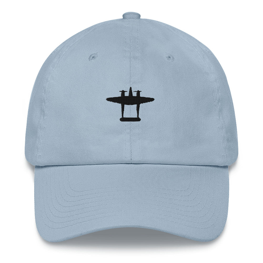 The Fork Tailed Devil | P-38 Lightning Embroidered Dad Hat