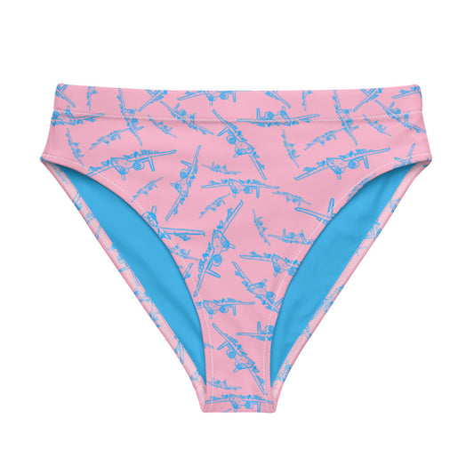 The Warthog | A-10 Warthog Bikini Bottom | Pink & Blue