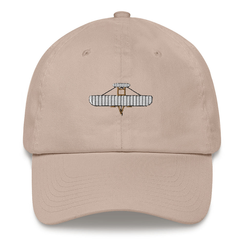 The First in Flight | Wright Brothers Flyer Embroidered Dad Hat