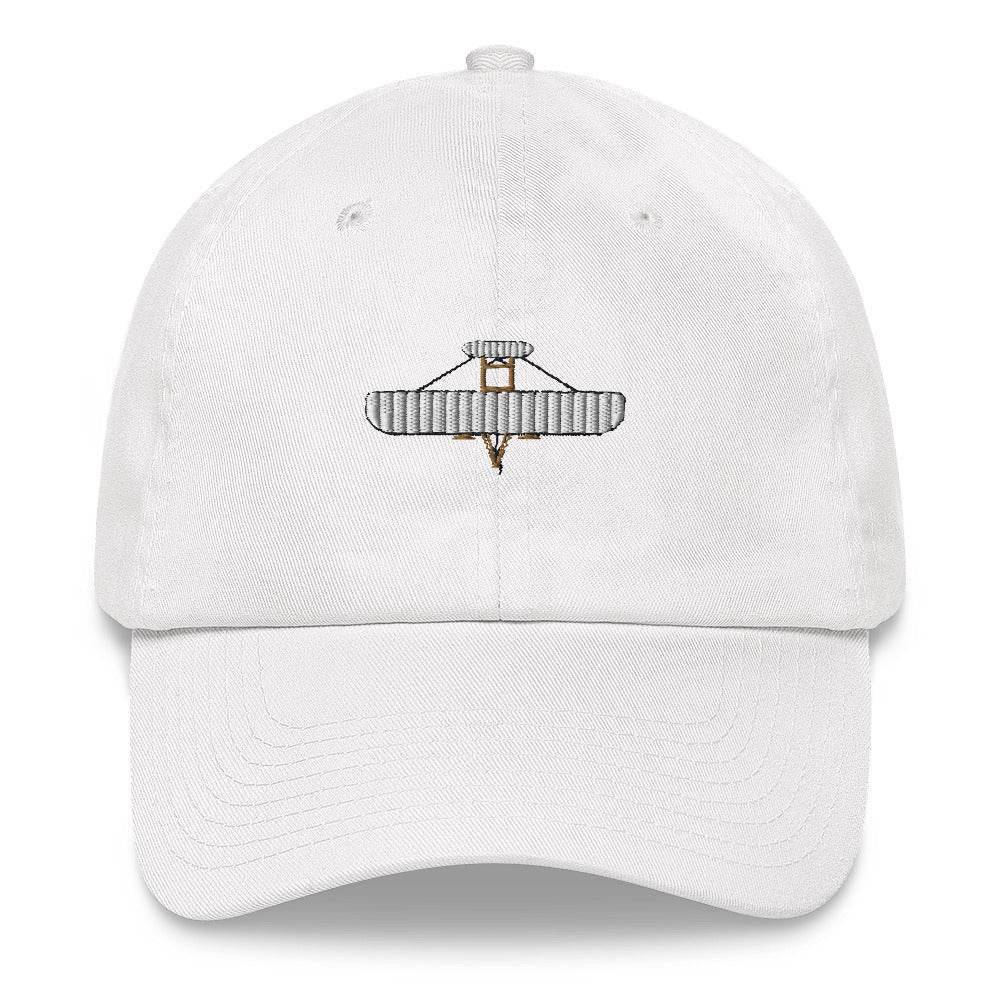 The First in Flight | Wright Brothers Flyer Embroidered Dad Hat