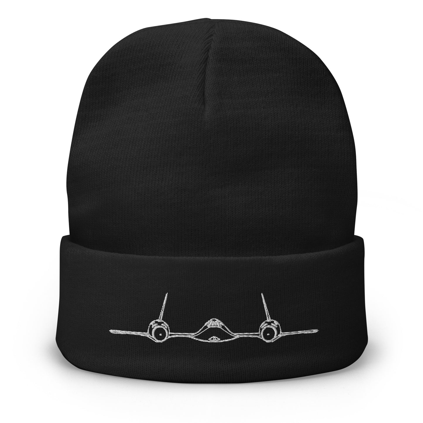 The Blackbird | SR-71 Blackbird Embroidered Beanie