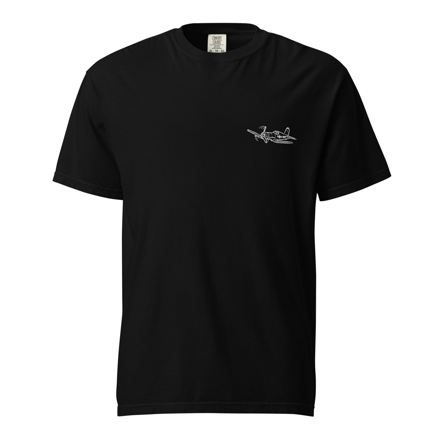 The Whistling Death | Vought F4U Corsair Embroidered T-Shirt