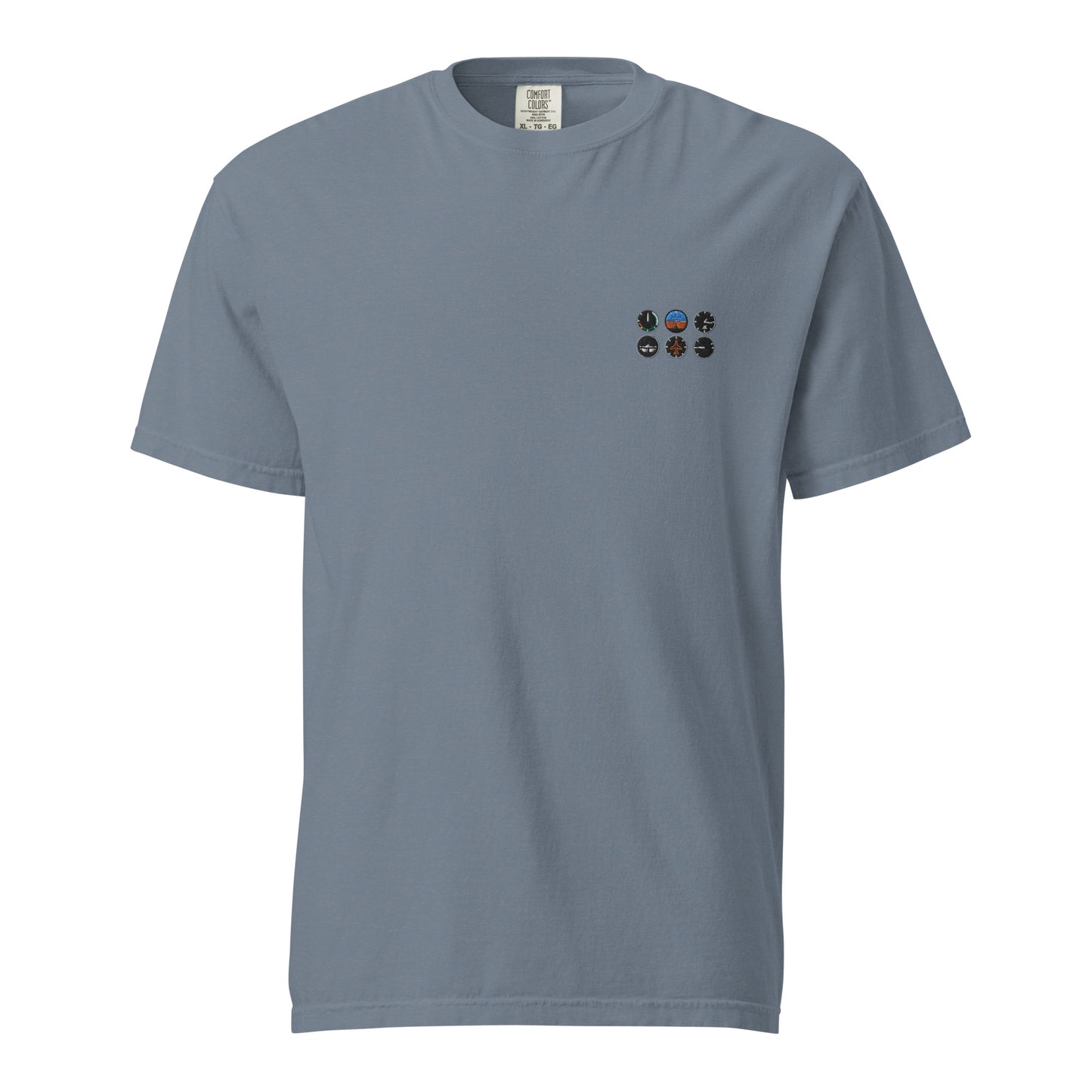 The Six Pack Tee | Aviation Enthusiast and Pilot's Embroidered T-Shirt