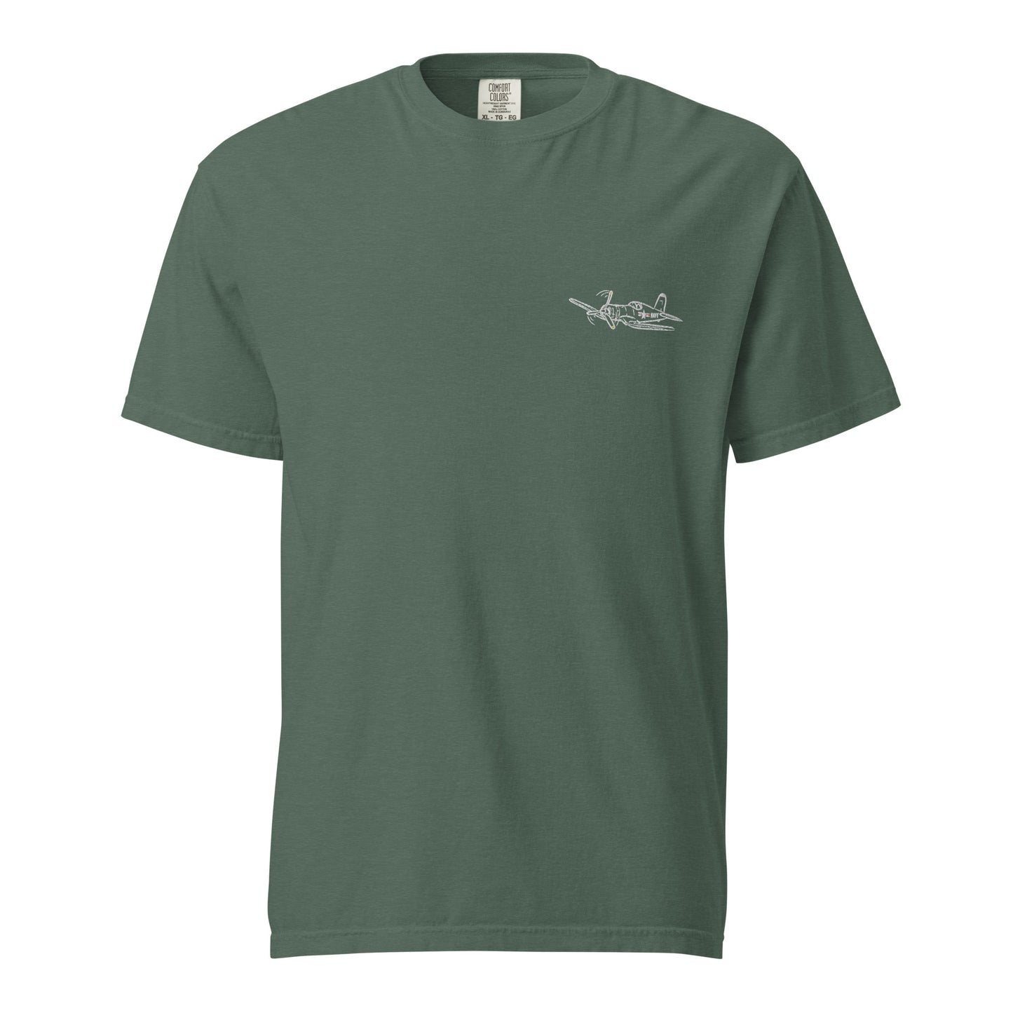 The Whistling Death | Vought F4U Corsair Embroidered T-Shirt