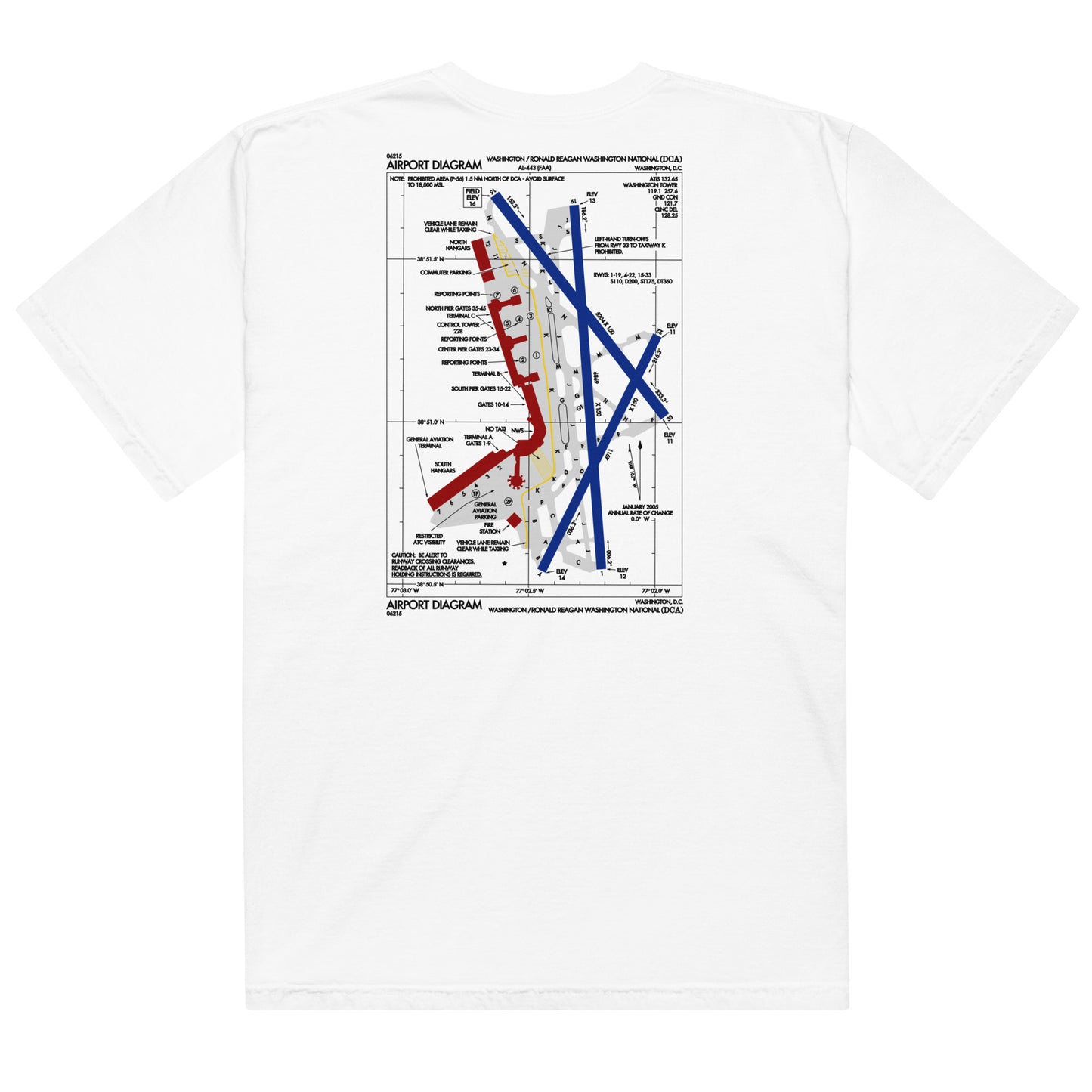 The Reagan | Washington DC DCA Reagan Airport Tee