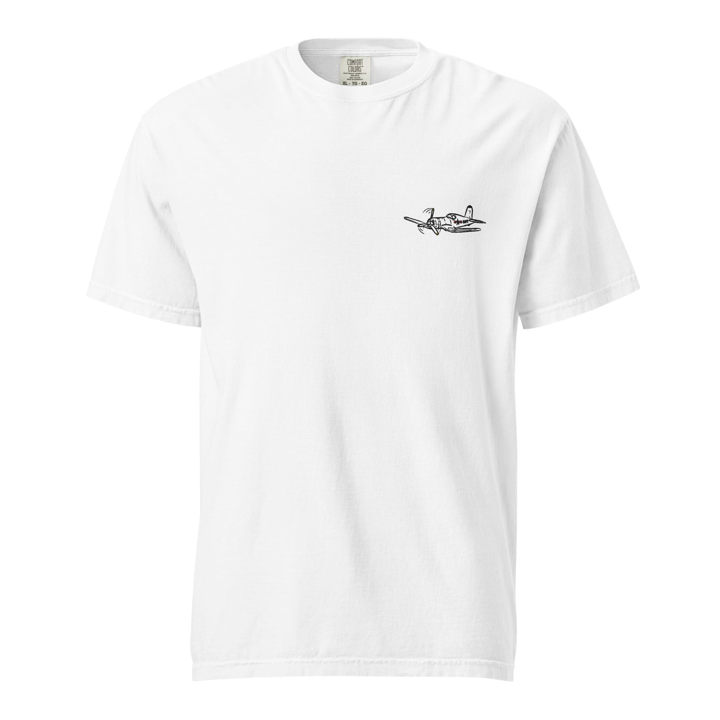 The Whistling Death | Vought F4U Corsair Embroidered T-Shirt