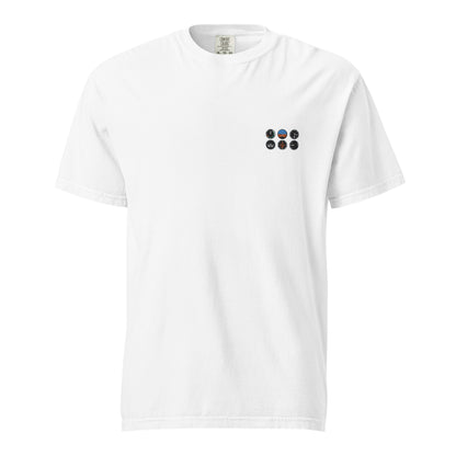 The Six Pack Tee | Aviation Enthusiast and Pilot's Embroidered T-Shirt