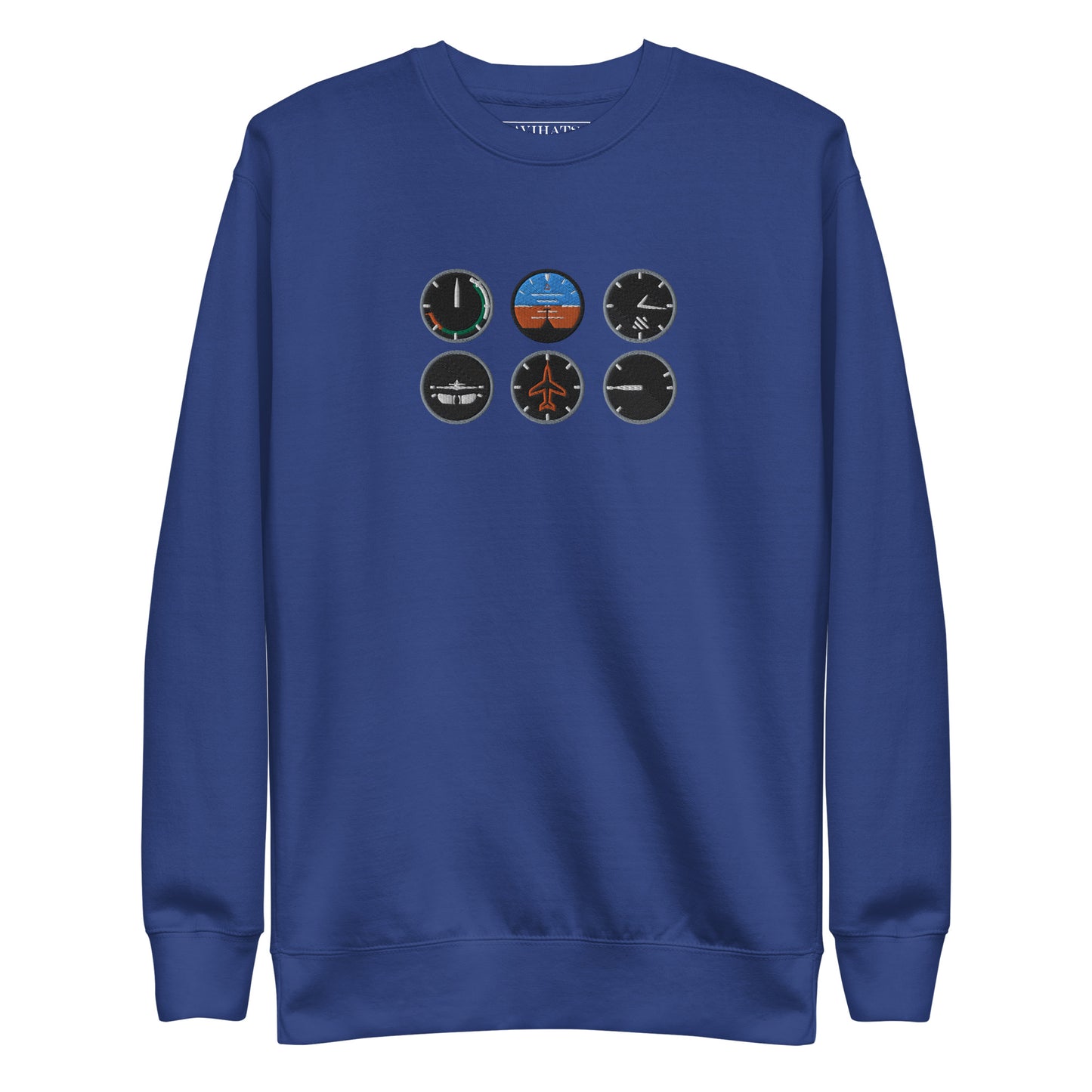 The Six Pack Sweatshirt | Aviation Enthusiast and Pilot's Embroidered Sweatshirt