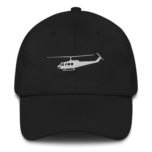 The Huey | UH-1 Iroquois Huey Helicopter Embroidered Dad Hat