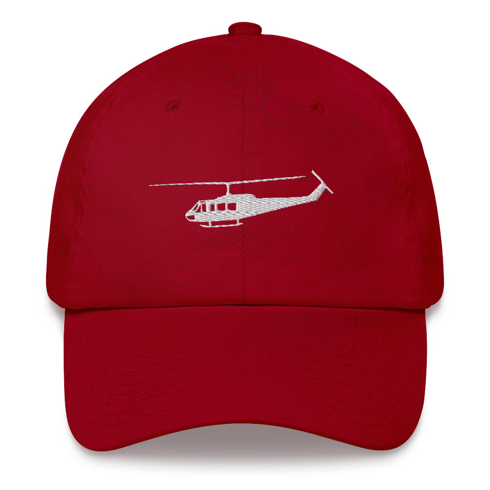 The Huey | UH-1 Iroquois Huey Helicopter Embroidered Dad Hat