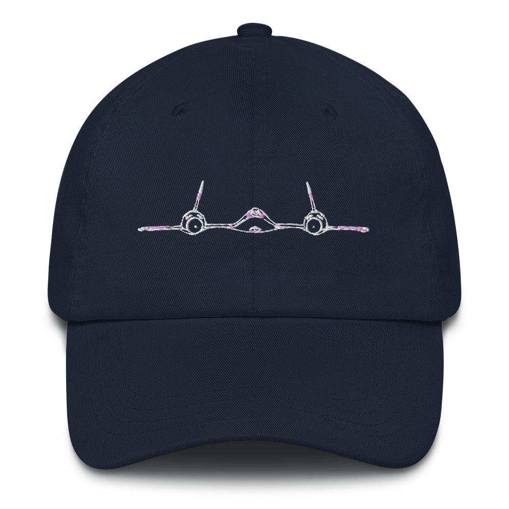 The Blackbird | SR-71 Blackbird Embroidered Dad Hat