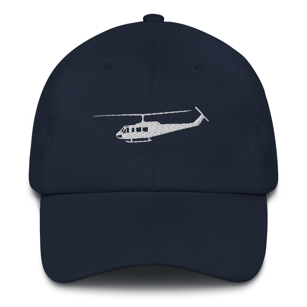 The Huey | UH-1 Iroquois Huey Helicopter Embroidered Dad Hat