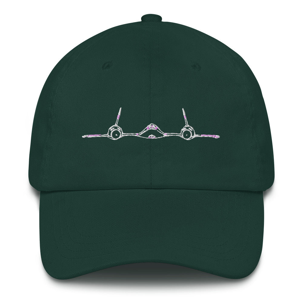 The Blackbird | SR-71 Blackbird Embroidered Dad Hat