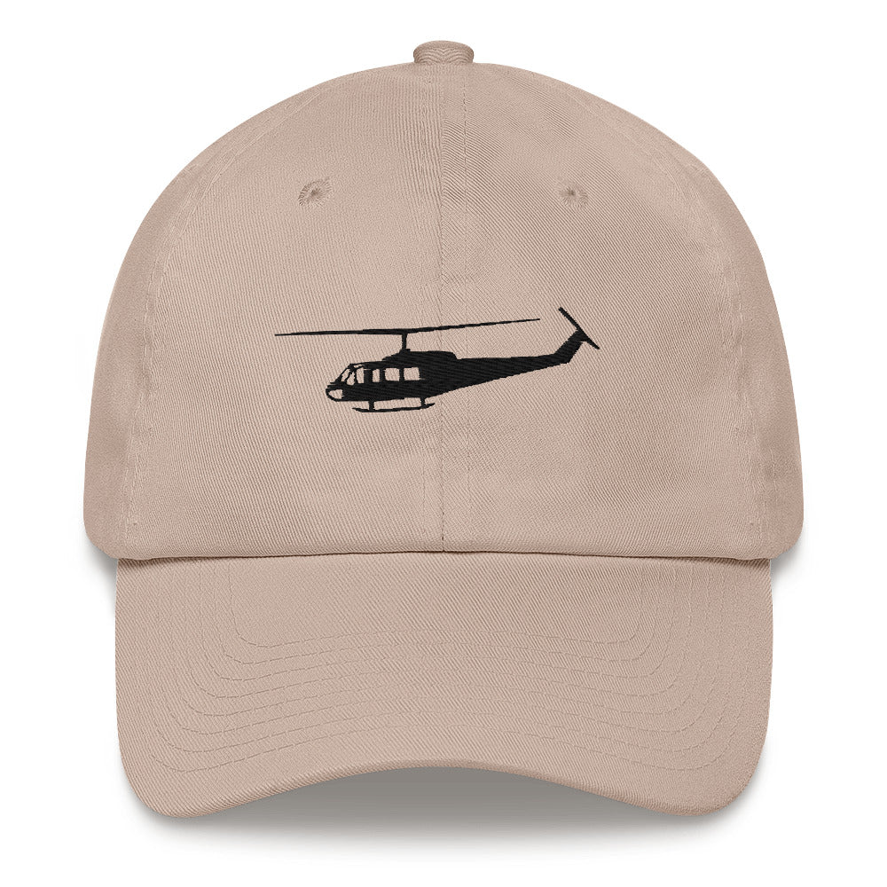 The Huey | UH-1 Iroquois Huey Helicopter Embroidered Dad Hat